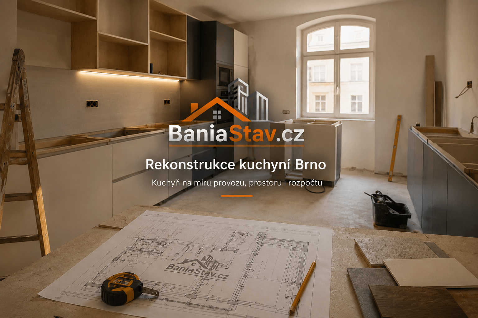 Rekonstrukce kuchyní Brno